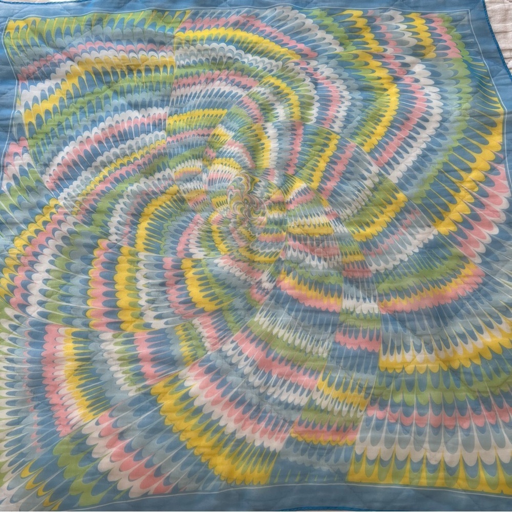 DECO FEATHER CHIFFON Scarf